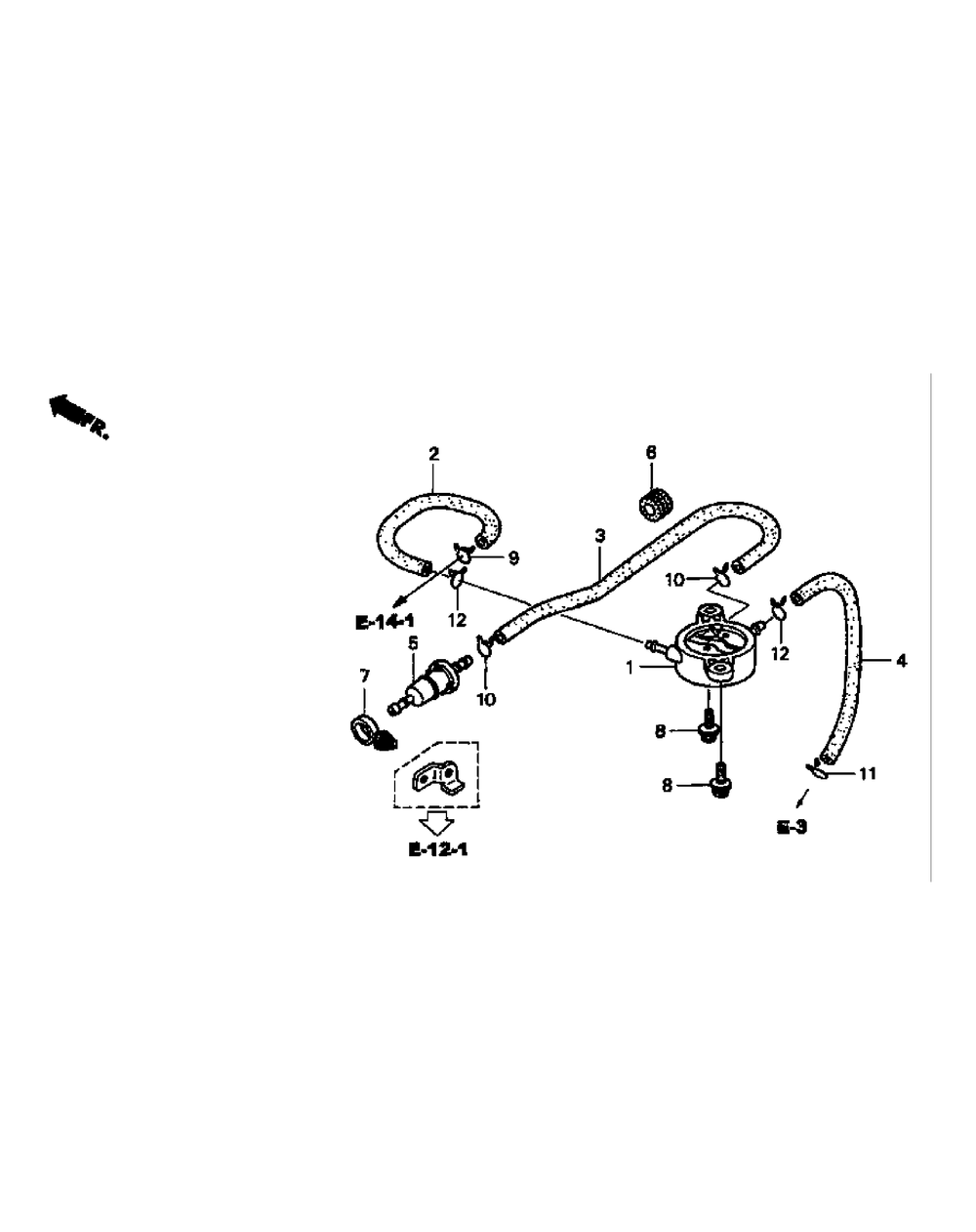 Gxv670 Fuel Pump (Taf2) Diagram and Parts List for M54-HN 53BB5ETW750-24-HP Cub Cadet Lawn Tractor